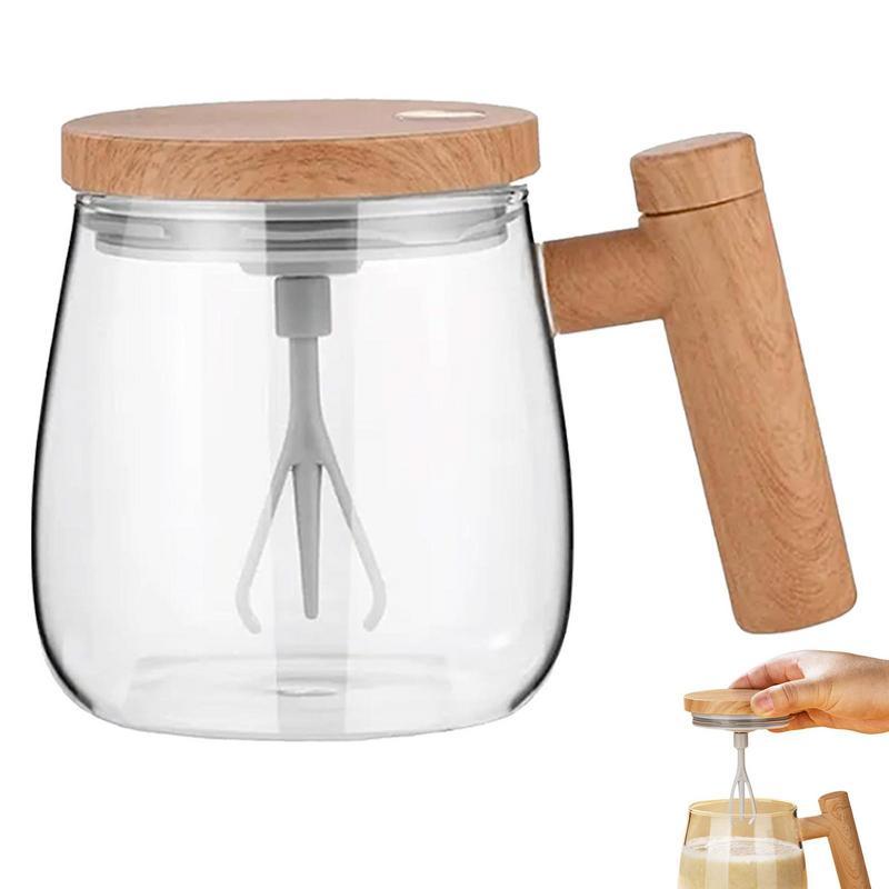 400ML Self Stirring Coffee Mug Electric Mixing Glass Coffee CupHigh Speed Fast Automatic