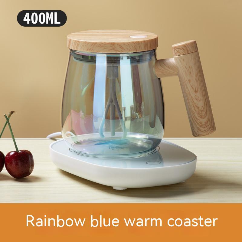 400ML Self Stirring Coffee Mug Electric Mixing Glass Coffee CupHigh Speed Fast Automatic
