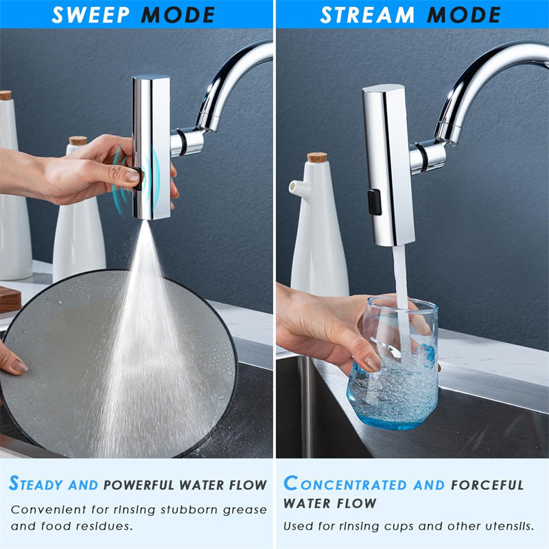 Kitchen Faucet Waterfall Outlet Splash Proof Multifunctional Water