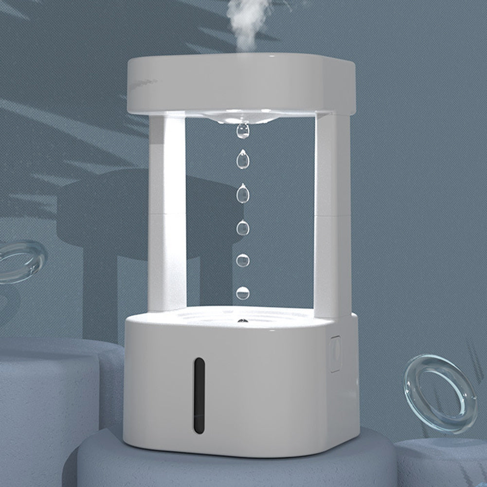 Creative Anti-gravity Water Drop Humidifier Bedroom Office With 580ML Water Tank
