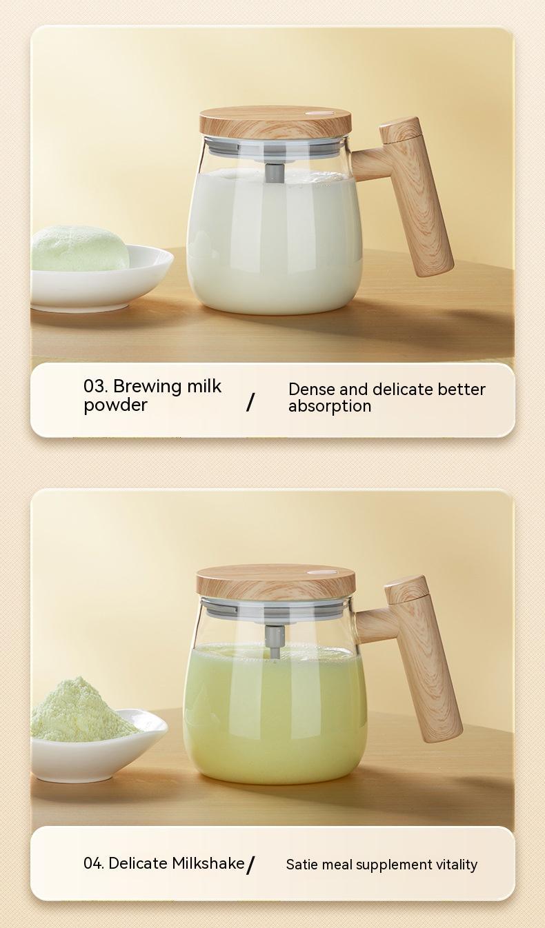 400ML Self Stirring Coffee Mug Electric Mixing Glass Coffee CupHigh Speed Fast Automatic