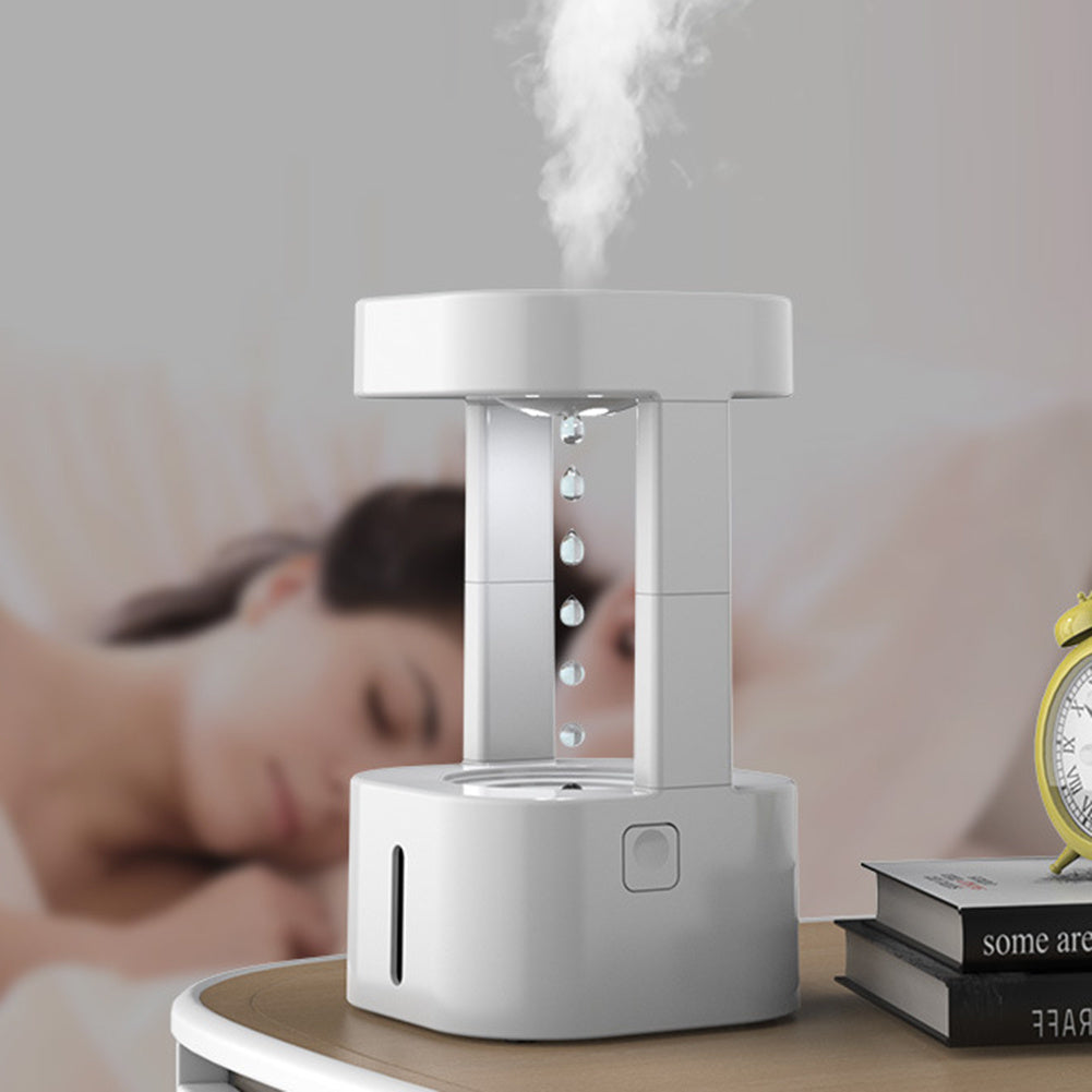Creative Anti-gravity Water Drop Humidifier  Bedroom Office With 580ML Water Tank