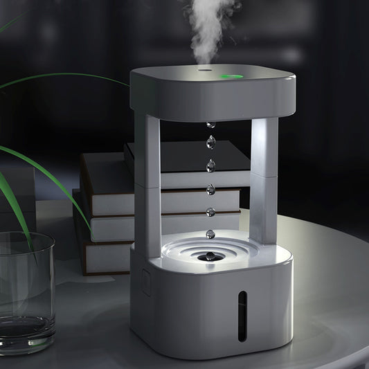 Creative Anti-gravity Water Drop Humidifier  Bedroom Office With 580ML Water Tank