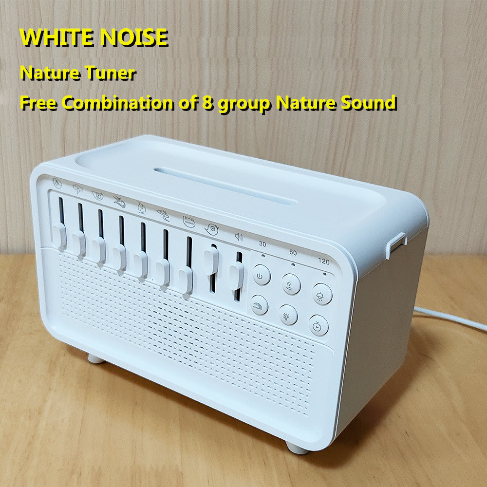 3 In 1 Bluetooth Speaker White Noise Sleep Night  Combination Of 8 Group Nature Sound