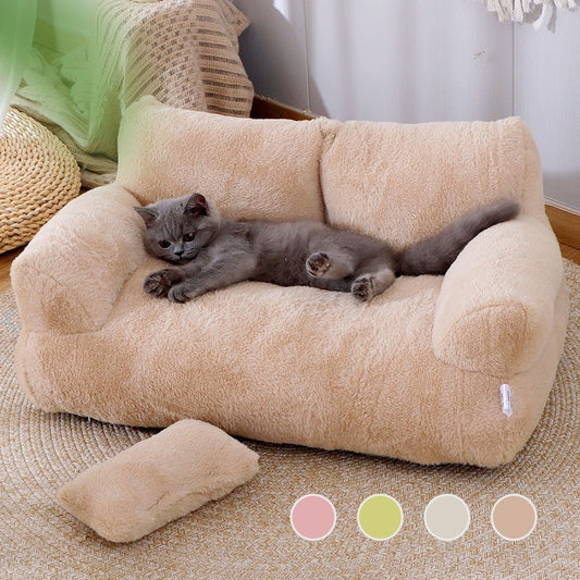 Luxury Cat Bed Sofa Winter Warm Cat