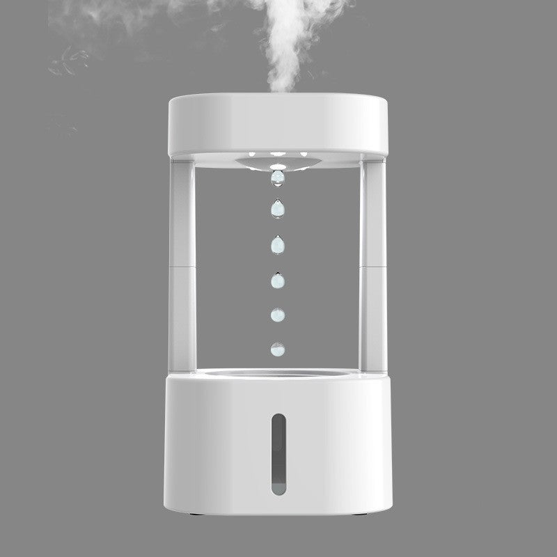 Creative Anti-gravity Water Drop Humidifier  Bedroom Office With 580ML Water Tank