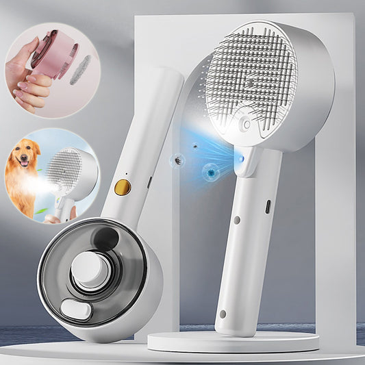 Animal Hair Remover Brush Dog And Cat Steam Brush Pet